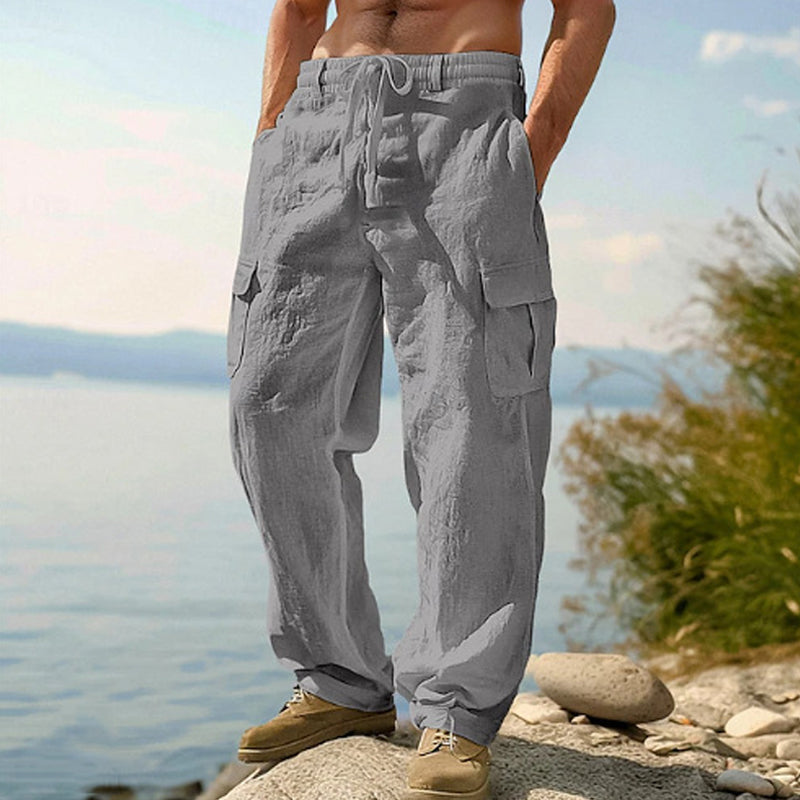 MONVIEL™ | Men's Lightweight Summer Cargo Trousers