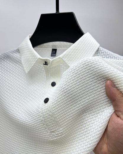 MONVIEL™ | Breathable Textured Knit Polo