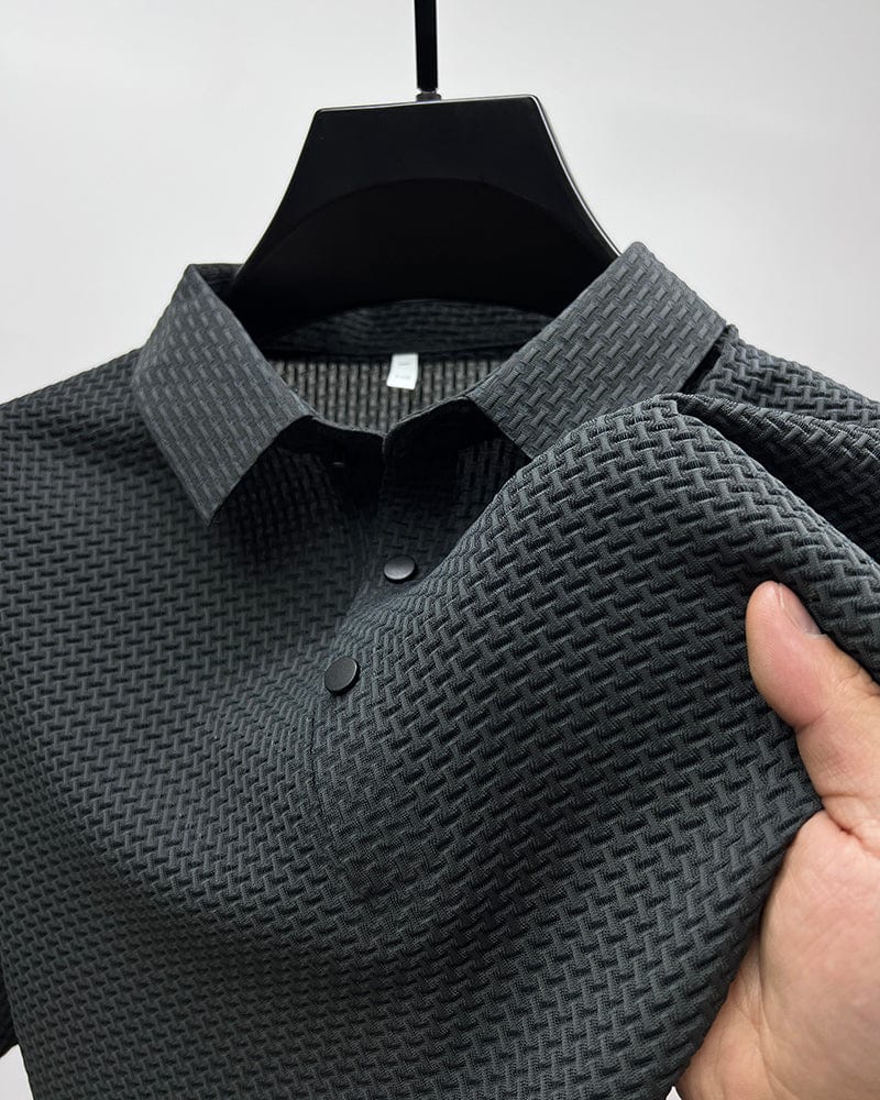 MONVIEL™ | Breathable Textured Knit Polo