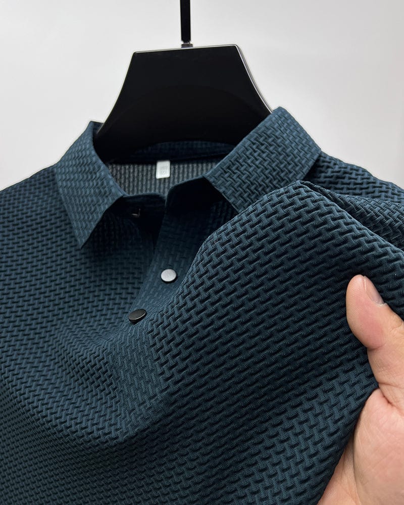 MONVIEL™ | Breathable Textured Knit Polo