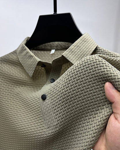 MONVIEL™ | Breathable Textured Knit Polo