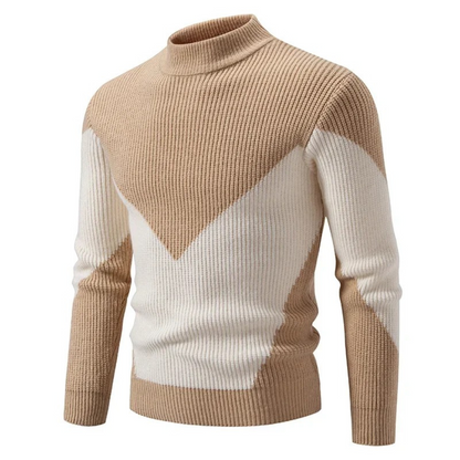 MANSSINO™ | Men's Textured Knit Crew Neck Pullover