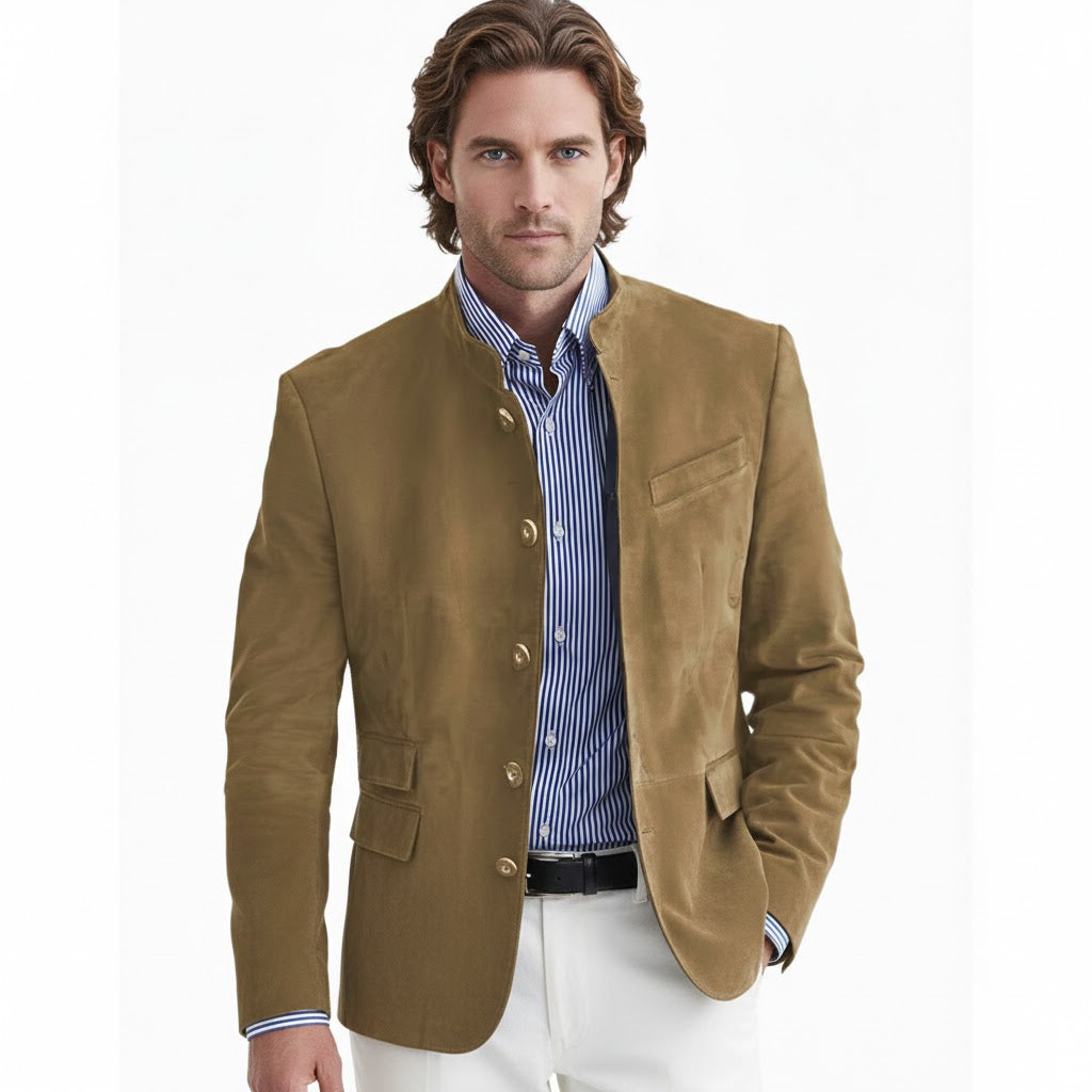 MANSSINO™ | Suede-Effect Blazer