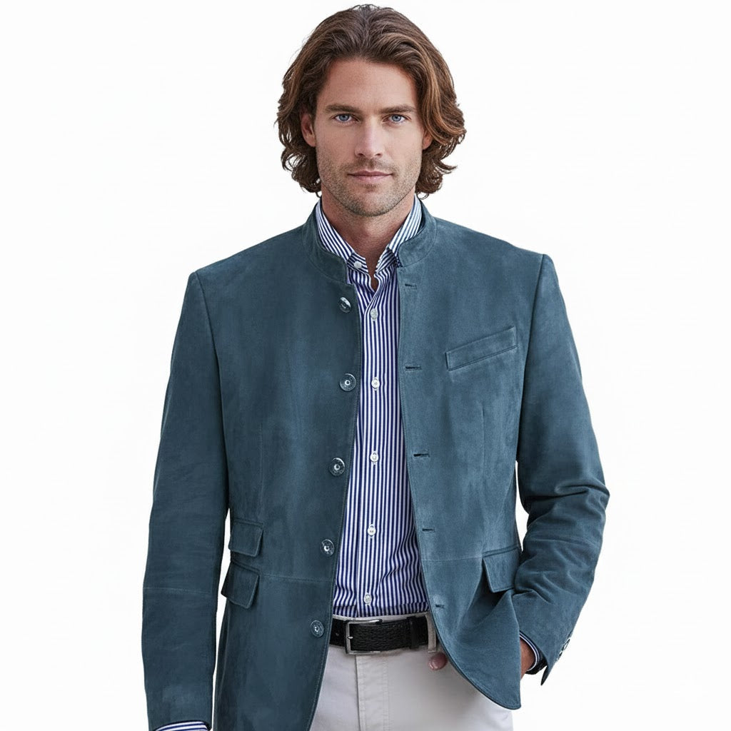 MANSSINO™ | Suede-Effect Blazer