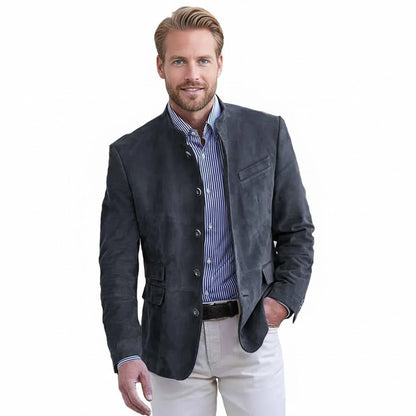MANSSINO™ | Suede-Effect Blazer