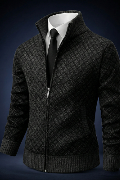 MANSSINO™ | Men's Waffle Knit Zip Gilet