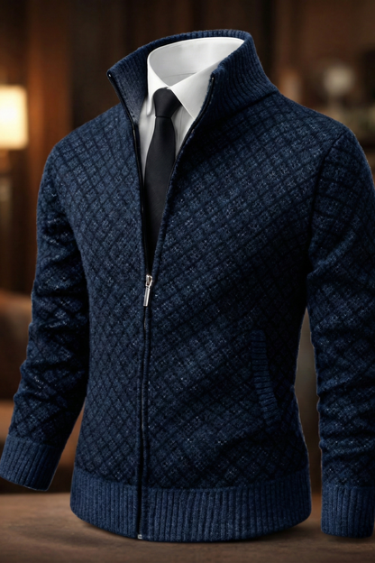 MANSSINO™ | Men's Waffle Knit Zip Gilet