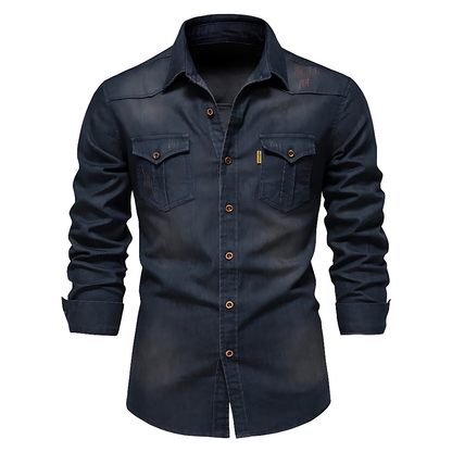 LAURENT MONACO | CHEMISE EN DENIM SLIM