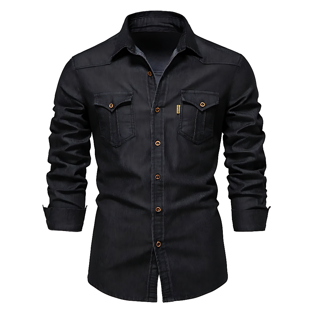 LAURENT MONACO | CHEMISE EN DENIM SLIM