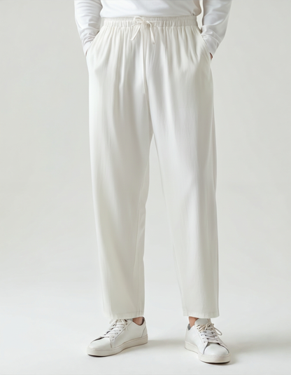 MONVIEL | Lightweight Breathable Linen Trousers