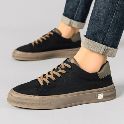 MONVIEL™ | Men's Canvas Low-Top Trainers