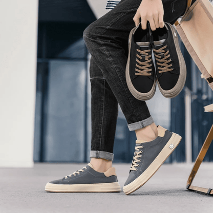 MONVIEL | MENS CANVAS TRAINERS