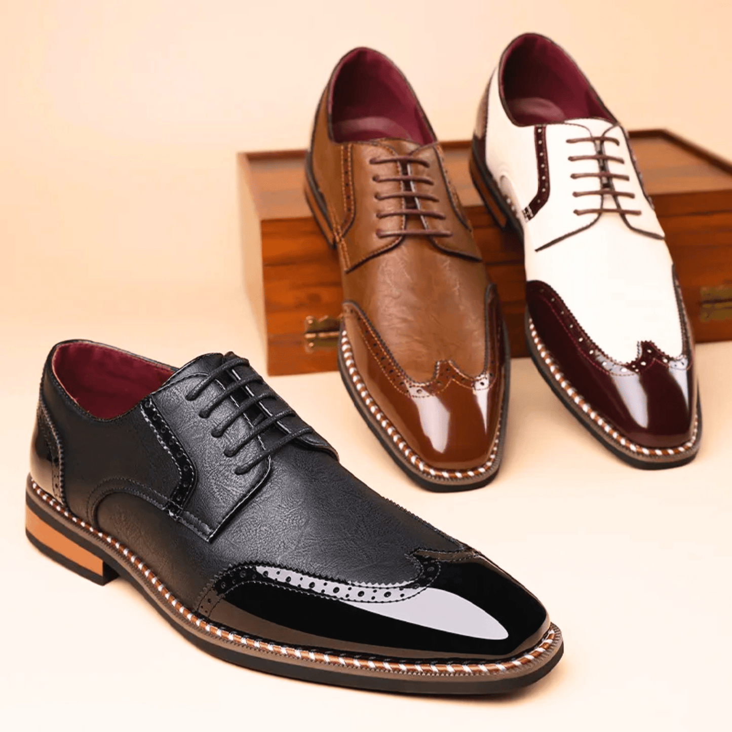 MONVIEL | MEN'S TWO-TONE SHOES