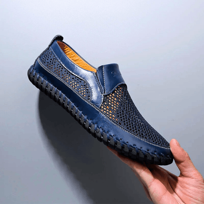 MANSSINO™ | Men's Leather Slip-On Espadrille