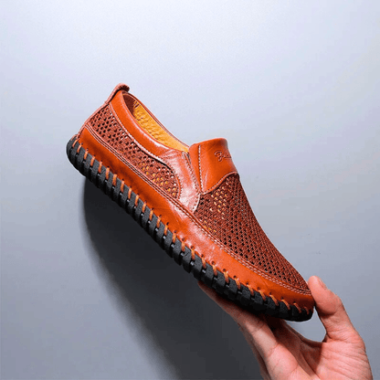 MANSSINO™ | Men's Leather Slip-On Espadrille