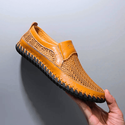 MANSSINO™ | Men's Leather Slip-On Espadrille