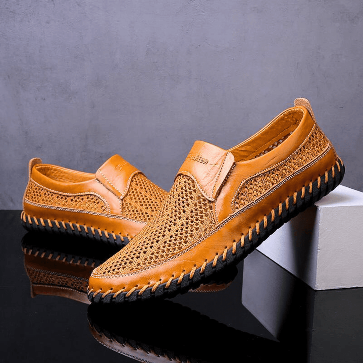 MANSSINO™ | Men's Textured Slip-On Leisure Shoe