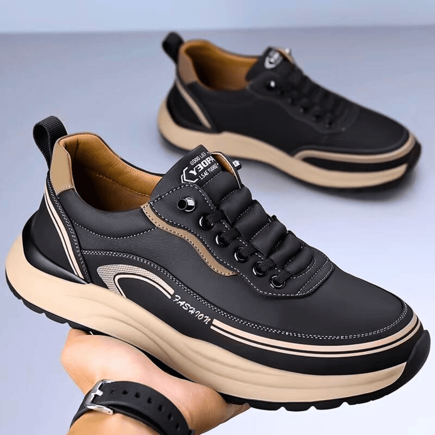 MONVIEL™ | Men's Cushioned Platform Street Trainers