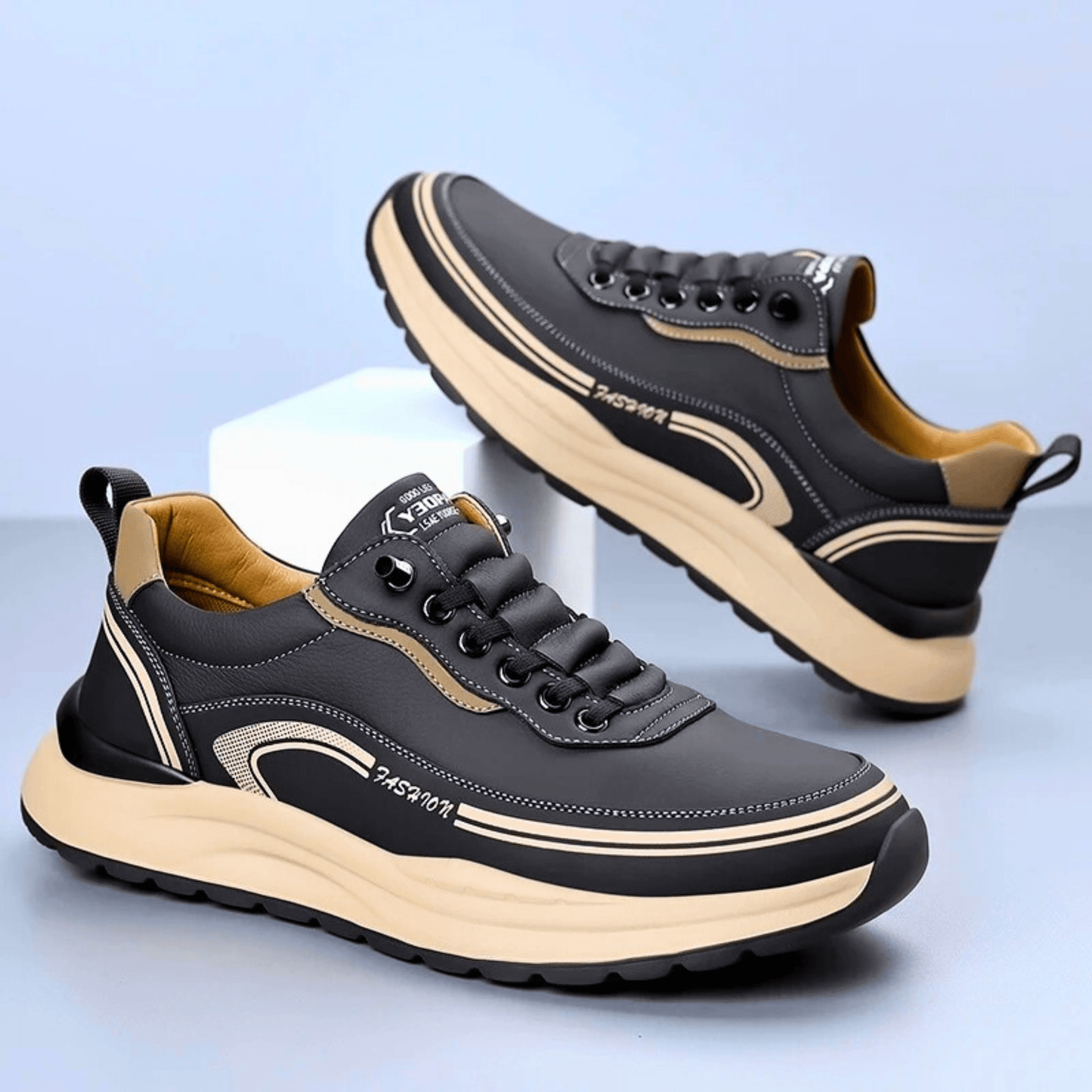 MONVIEL™ | Men's Cushioned Platform Street Trainers