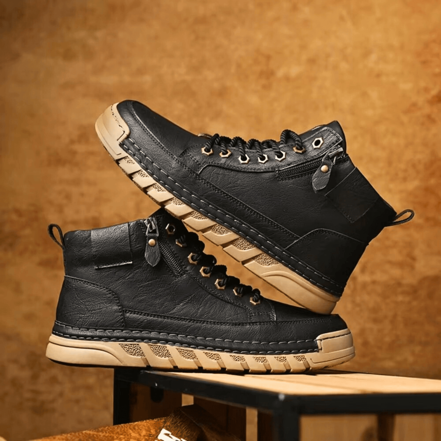 MONVIEL | MENS LEATHER BOOTS