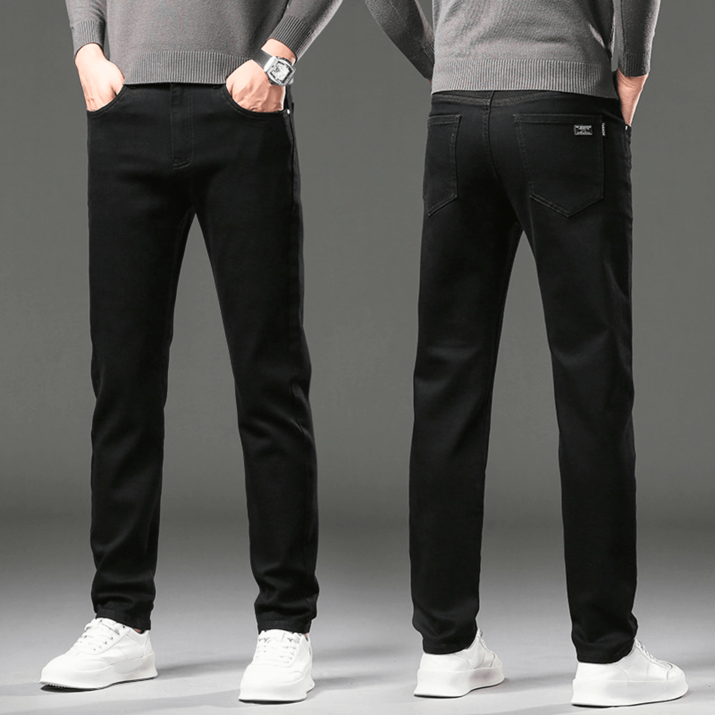 LAURENT MONACO | PANTALON EN DENIM THERMIQUE