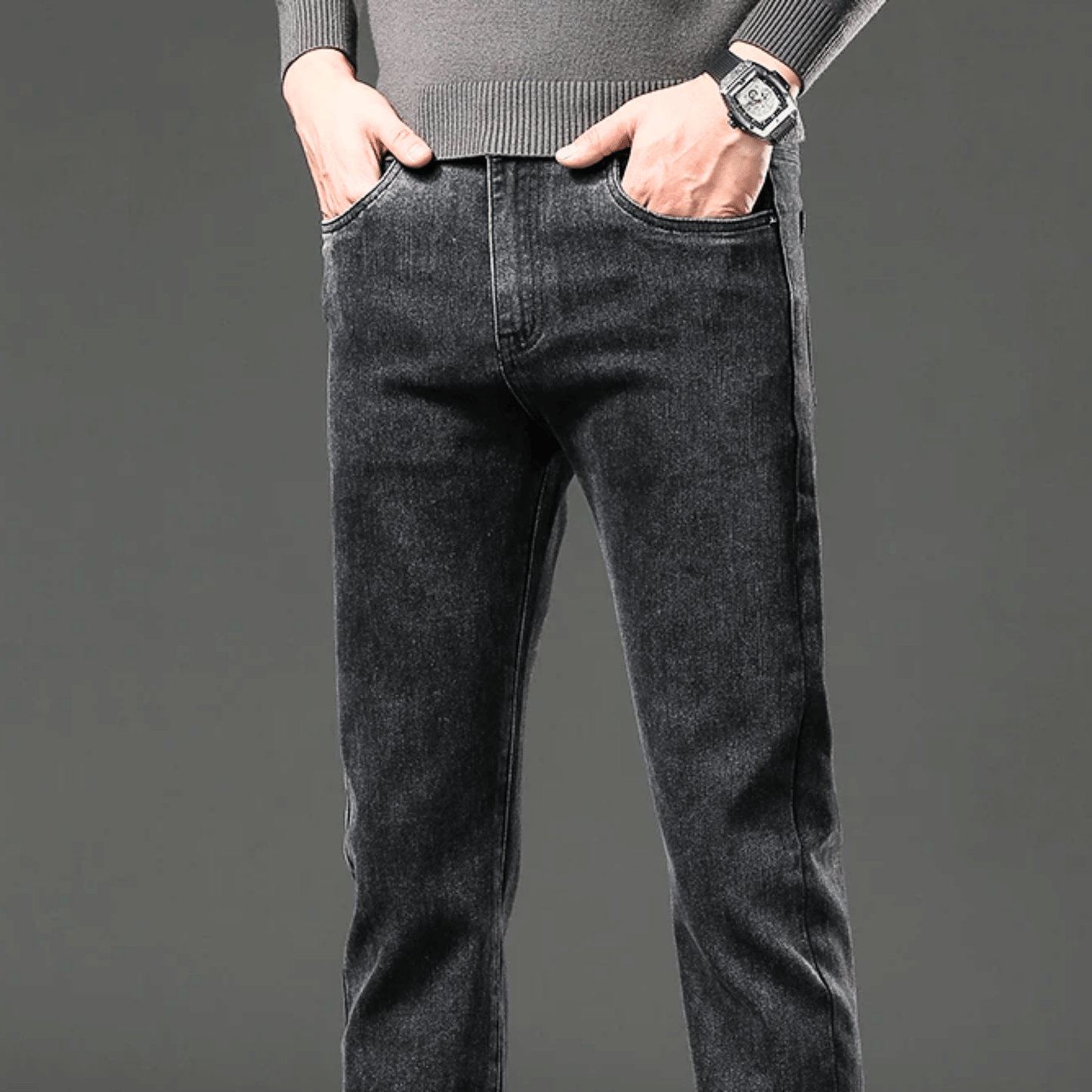 MONVIEL | Mens Thermal Jeans