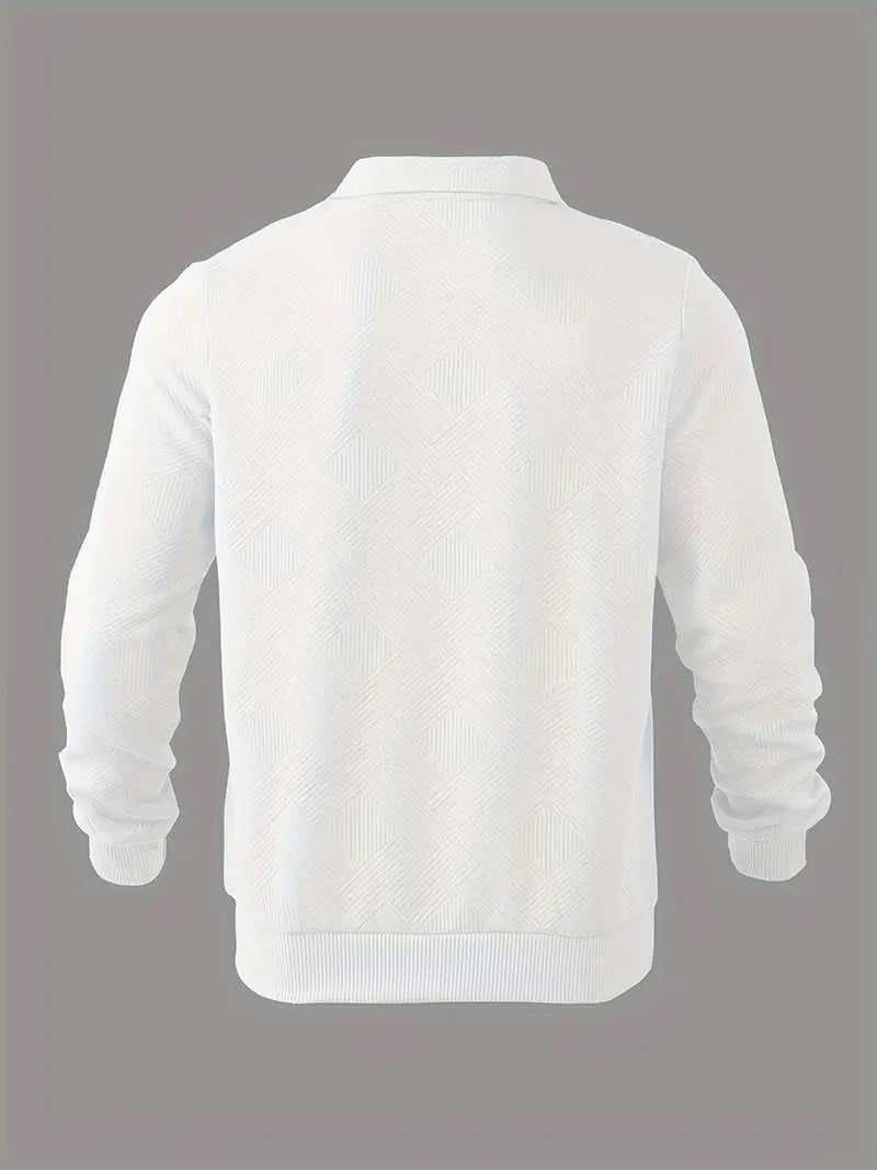 MANSSINO™ | Men's Geometric Pattern Knit Pullover