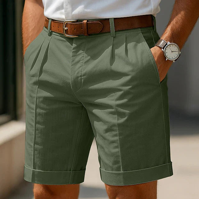 MANSSINO™ | Men's Pleated Tailored Shorts